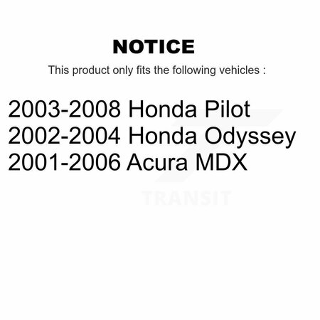Cmx Rear Ceramic Disc Brake Pads For Honda Pilot Odyssey Acura MDX CMX-D865